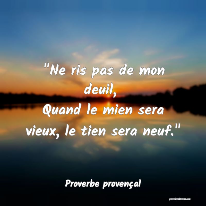 Proverbe provençal - 