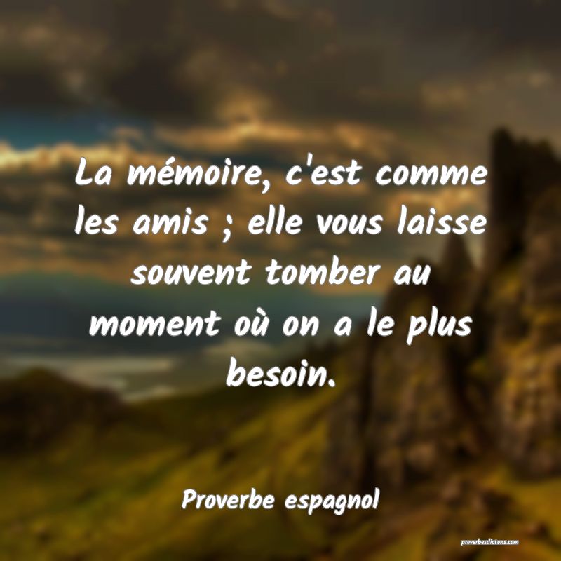 Les Gens Importants Ont Souvent La Memoire Courte