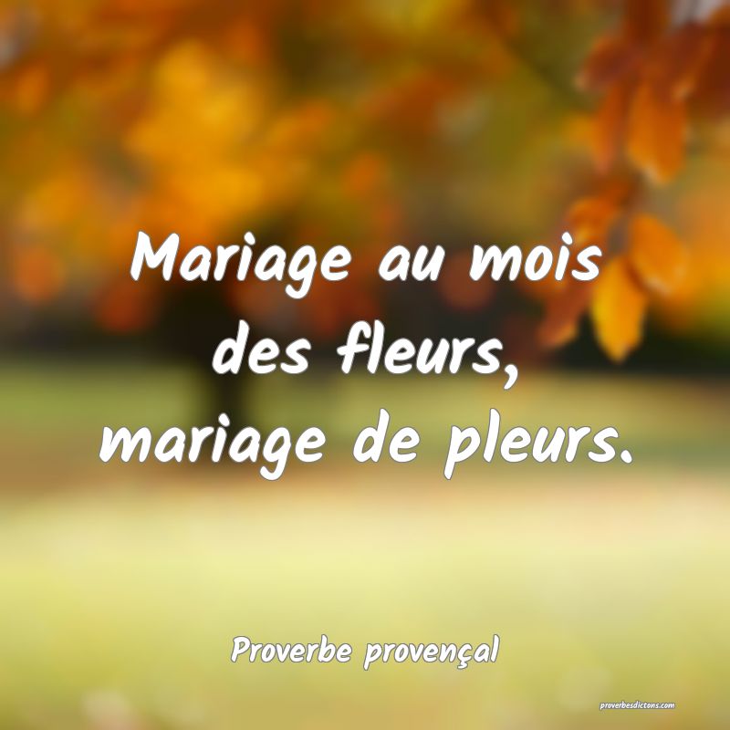 Mariage Au Mois Des Fleurs Mariage De Pleurs