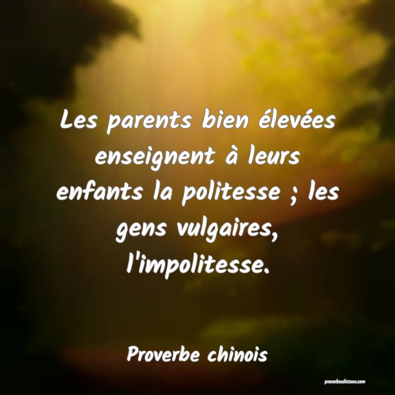 Par Politesse On Doit Souffrir L Impolitesse