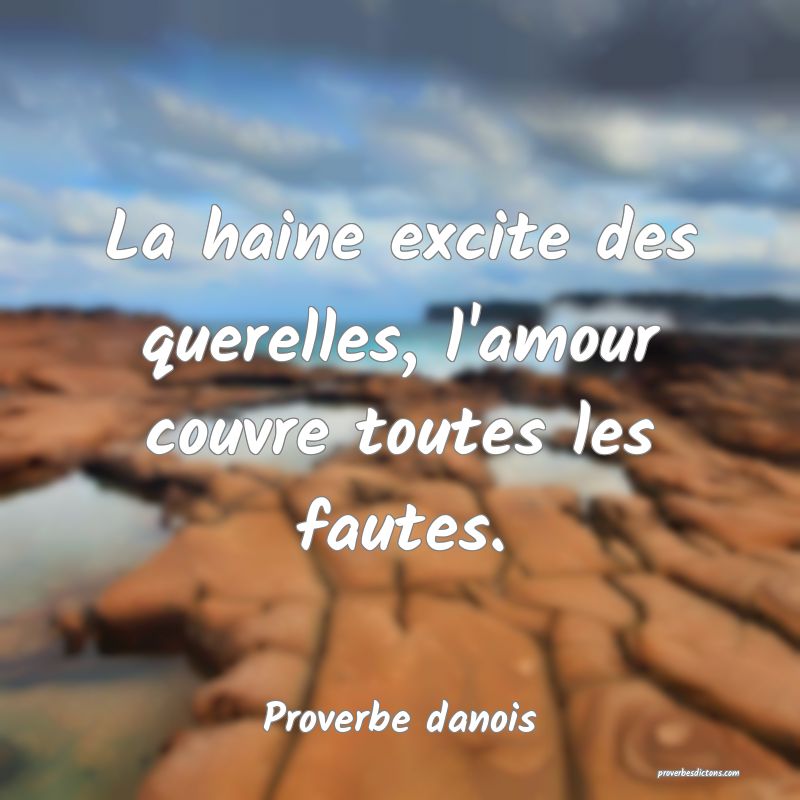 Les fautes sont grandes quand l'amour est petit.... Les fautes sont grandes quand l'amour est petit....