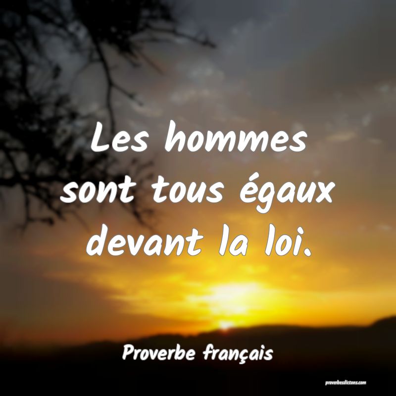 Pour L Amour Divin Tous Les Hommes Sont Egaux