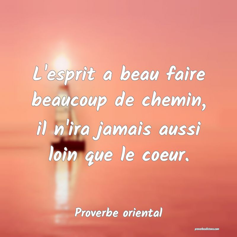 L'esprit a beau faire beaucoup de chemin, il n'ira...
