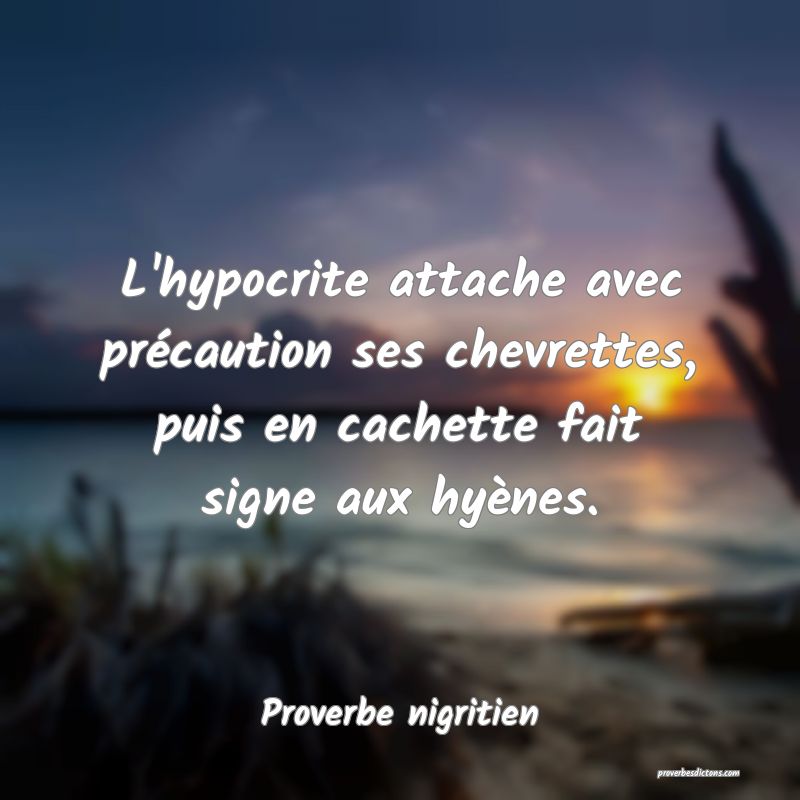 Un Hypocrite Parle Avec Deux Bouches Un Hypocrite Parle Avec Deux Bouches