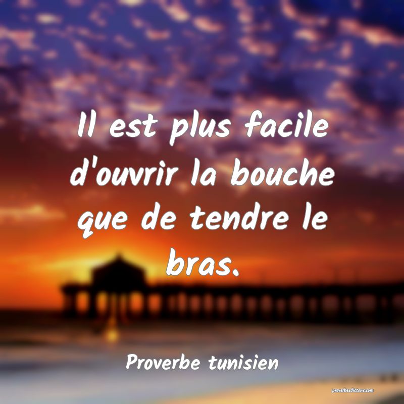 Tendre les bras à son destin, c'est de tous les m...