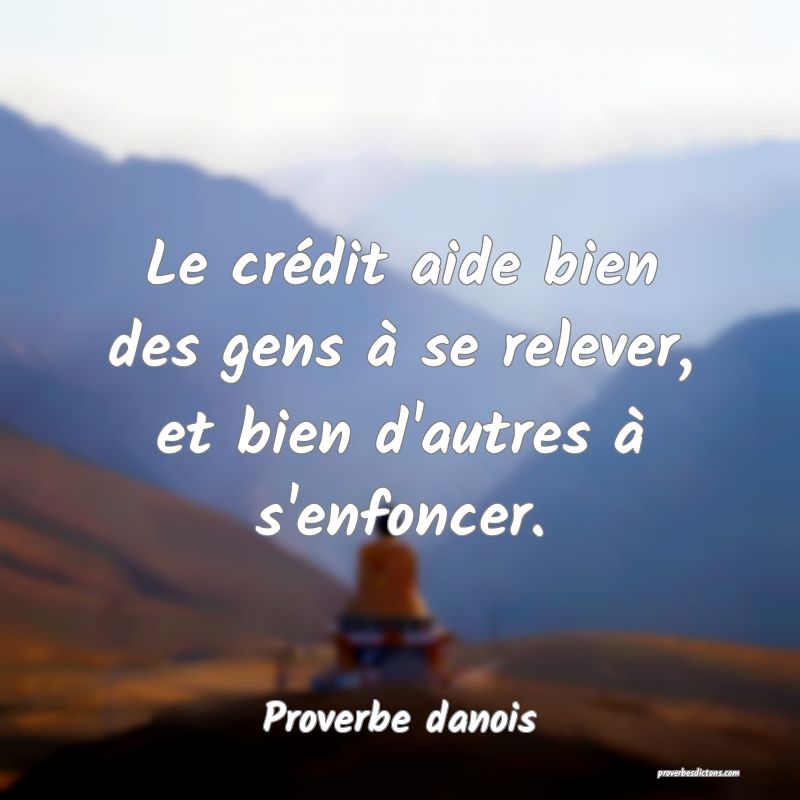 Le Credit Aide Bien Des Gens A Se Relever Et Bi