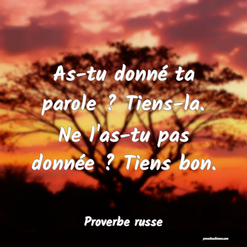 Je ne tiens pas à un ami qui mord du bec tout en