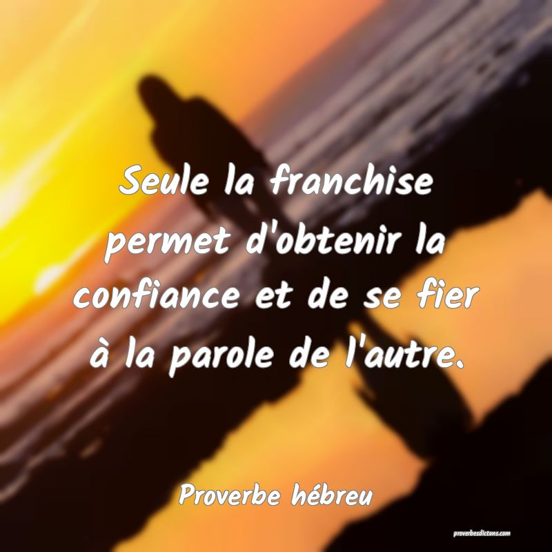 La Confiance Est Rompue Quand La Promesse N Honore