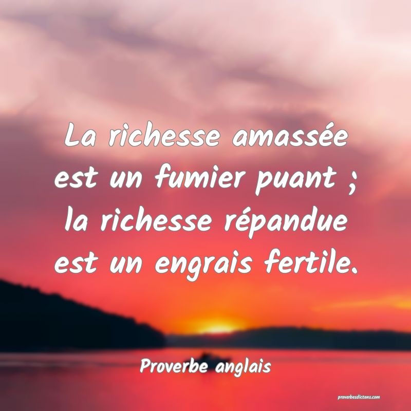 L Argent Est Une Richesse Morte Les Enfants Sont