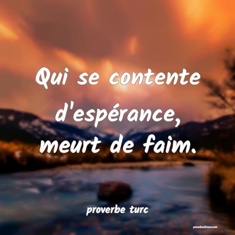 Proverbes Sur L Esperance