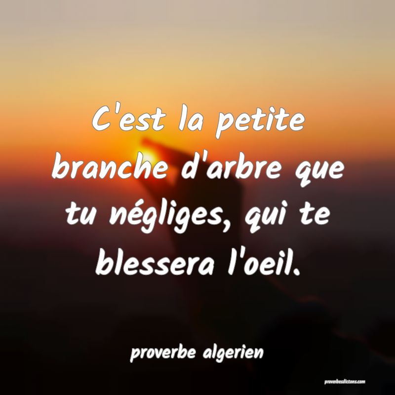 Un Arbre Qui Nait Tordu Sa Branche Ne Se Redresse